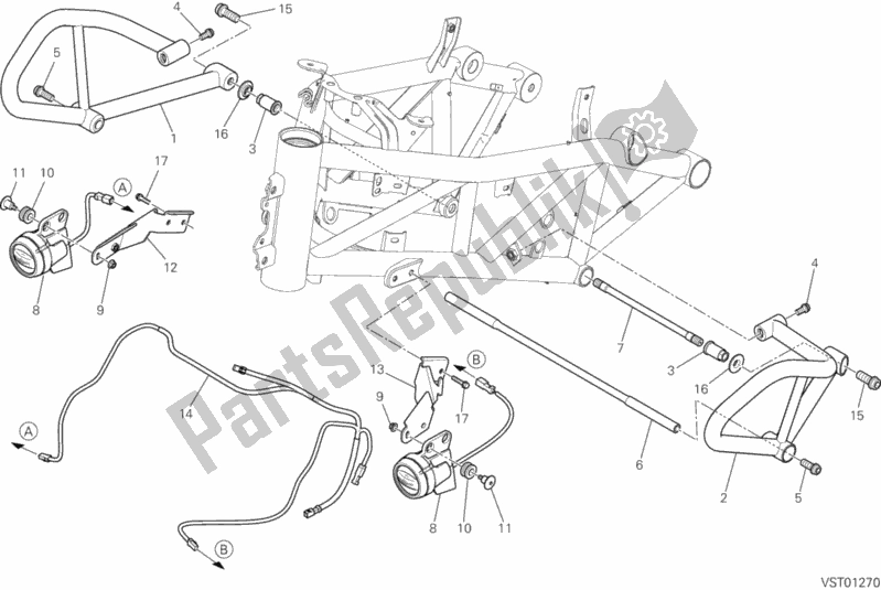 Todas as partes de Acessórios do Ducati Multistrada 1200 S GT 2013